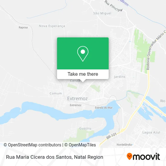 Rua Maria Cícera dos Santos map
