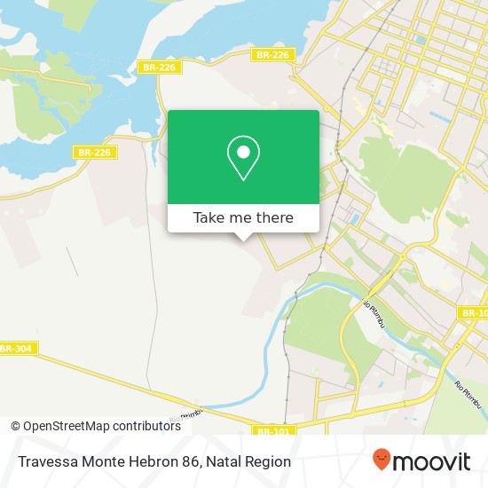 Travessa Monte Hebron 86 map