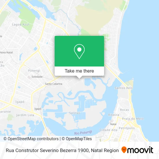 Rua Construtor Severino Bezerra 1900 map