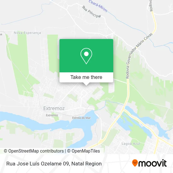 Rua Jose Luís Ozelame 09 map