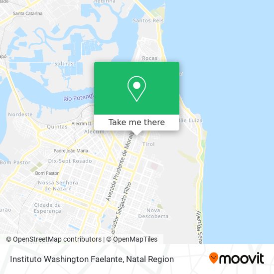 Instituto Washington Faelante map