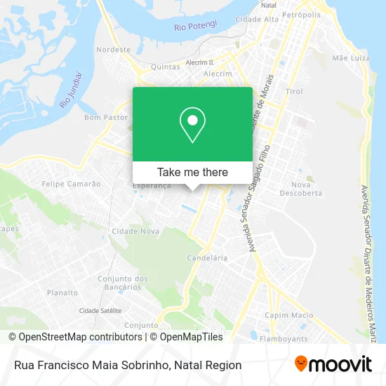 Rua Francisco Maia Sobrinho map