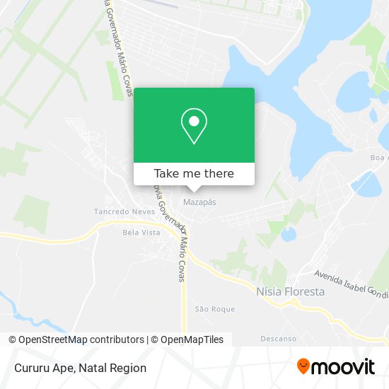 Cururu Ape map