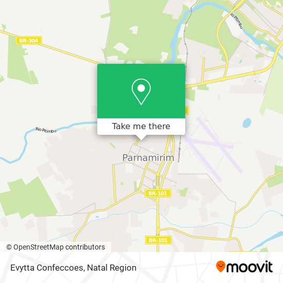 Mapa Evytta Confeccoes