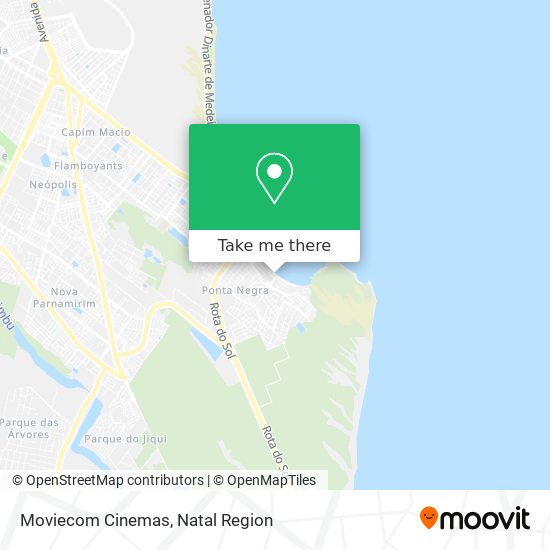 Mapa Moviecom Cinemas