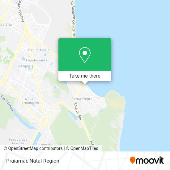 Praiamar map