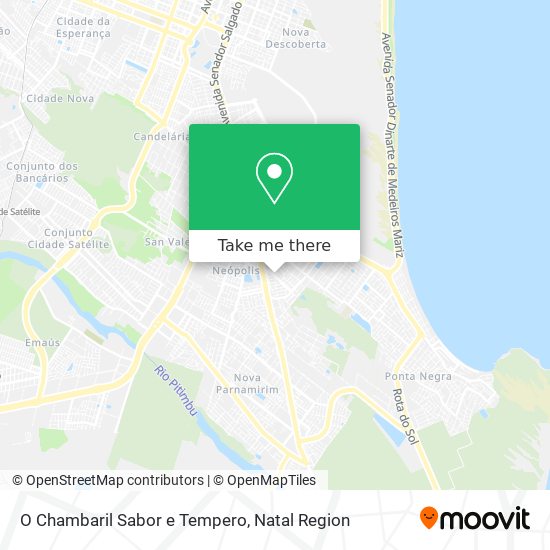 O Chambaril Sabor e Tempero map