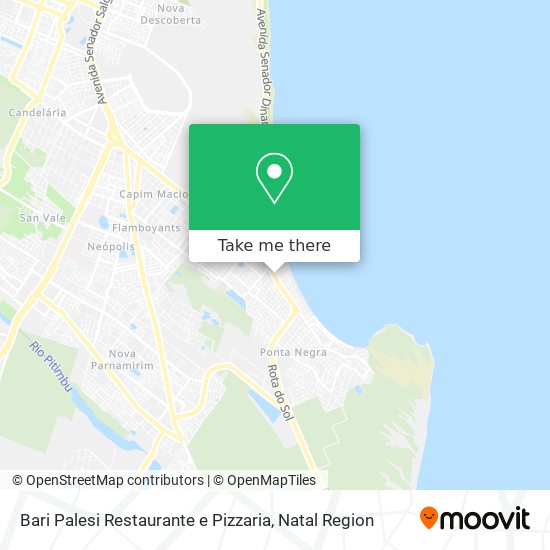 How to get to Bari Palesi Restaurante e Pizzaria in Ponta Negra by Bus?