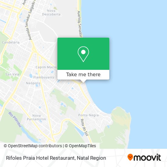 Mapa Rifoles Praia Hotel Restaurant