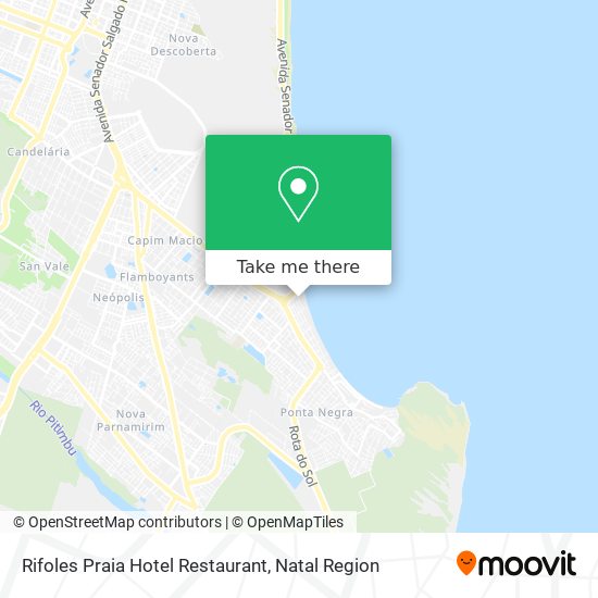 Rifoles Praia Hotel Restaurant map