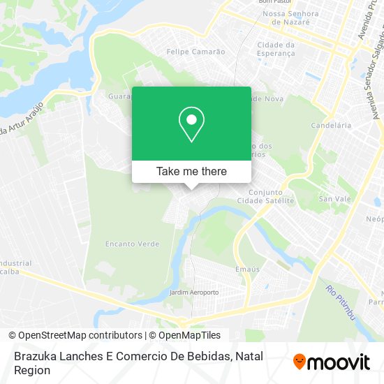 Brazuka Lanches E Comercio De Bebidas map