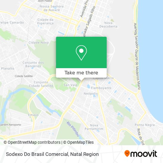 Sodexo Do Brasil Comercial map