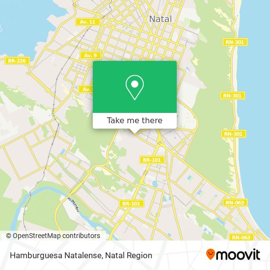 Hamburguesa Natalense map