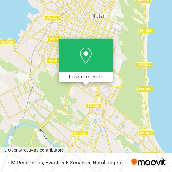 P M Recepcoes, Eventos E Servicos map