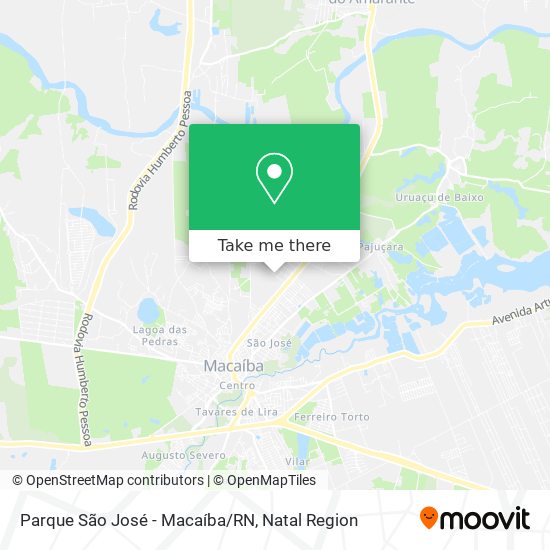 Parque São José - Macaíba/RN map