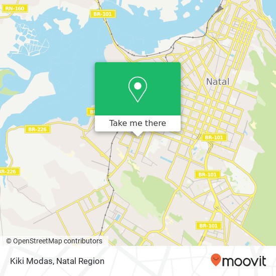 Mapa Kiki Modas, Avenida Paraíba, 24 Cidade da Esperança Natal-RN 59070-200