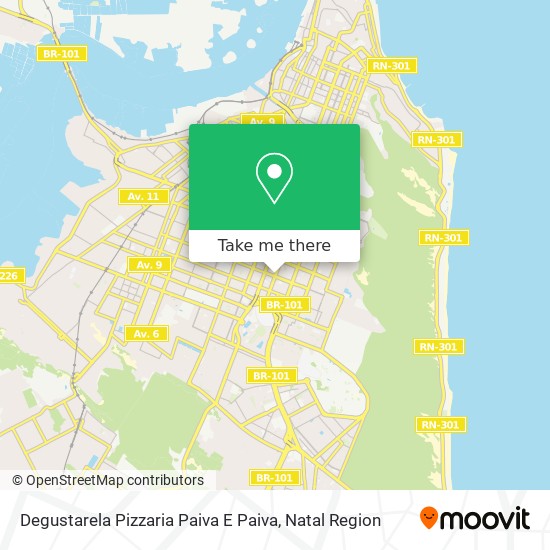 Degustarela Pizzaria Paiva E Paiva map