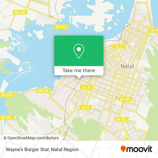 Wayne's Burger Star map