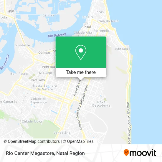 Rio Center Megastore map