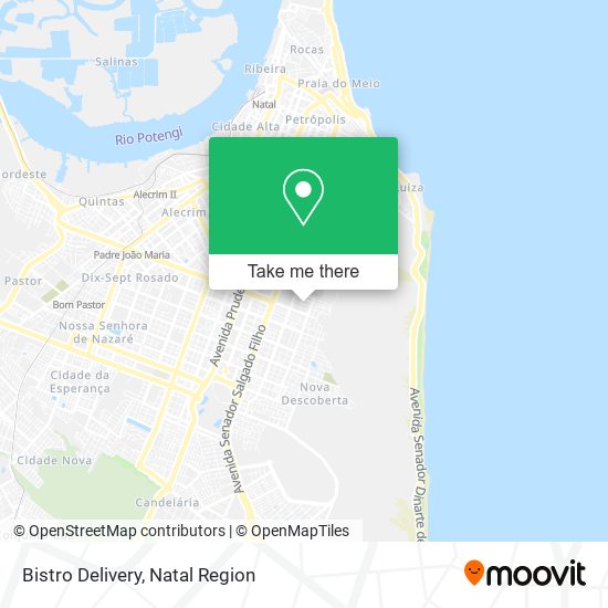 Bistro Delivery map