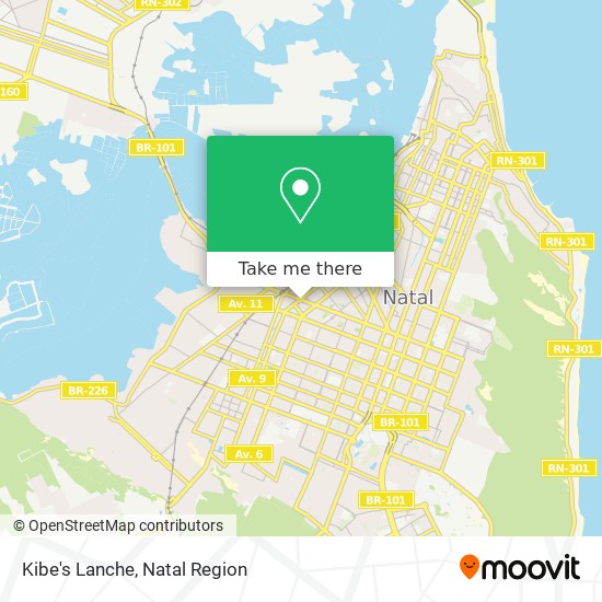 Kibe's Lanche map