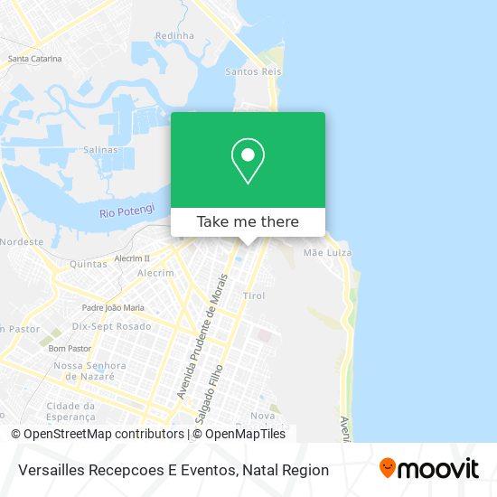 Versailles Recepcoes E Eventos map