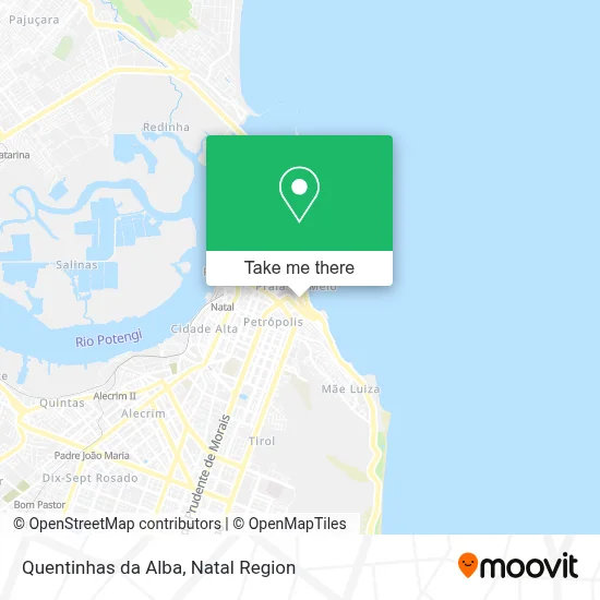 Quentinhas da Alba map