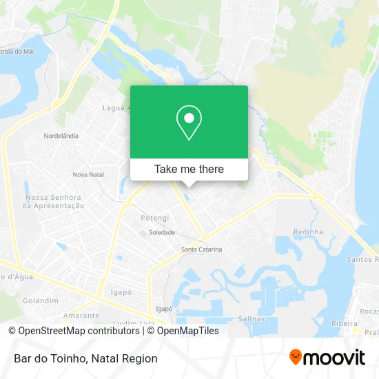 Bar do Toinho map
