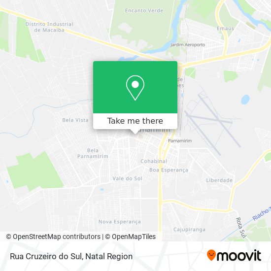 Rua Cruzeiro do Sul map