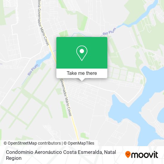 Condomínio Aeronáutico Costa Esmeralda map