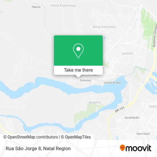 Rua São Jorge 8 map