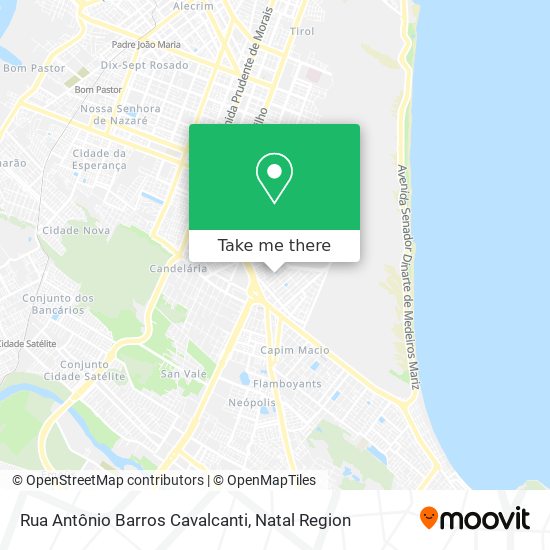 Rua Antônio Barros Cavalcanti map