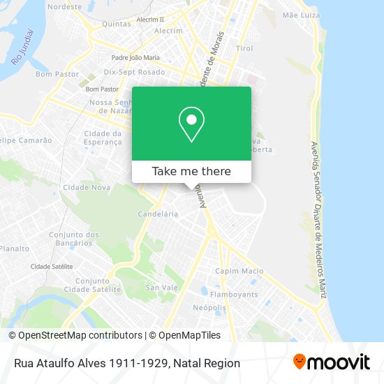Mapa Rua Ataulfo Alves 1911-1929