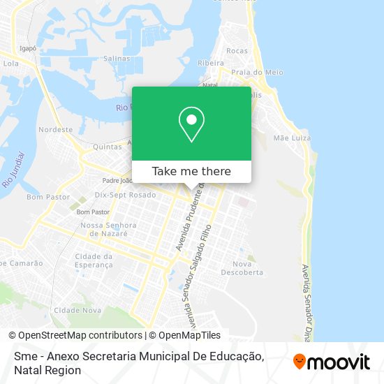 Sme - Anexo Secretaria Municipal De Educação map