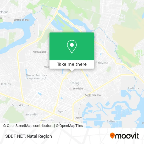 SDDF NET map