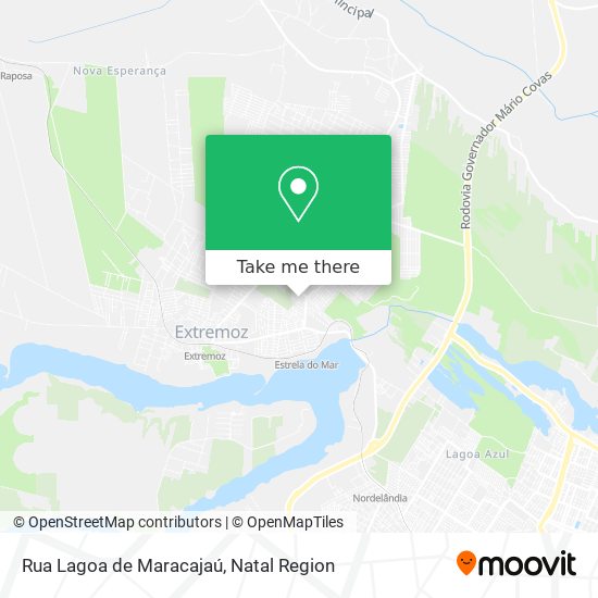 Rua Lagoa de Maracajaú map