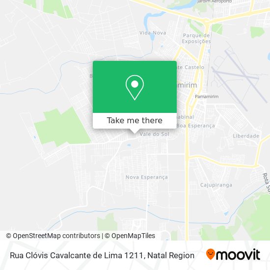 Mapa Rua Clóvis Cavalcante de Lima 1211