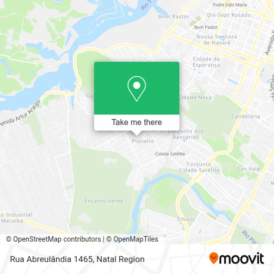 Rua Abreulândia 1465 map