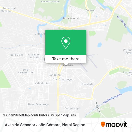 Avenida Senador João Câmara map