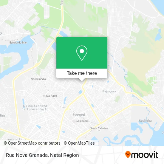 Rua Nova Granada map