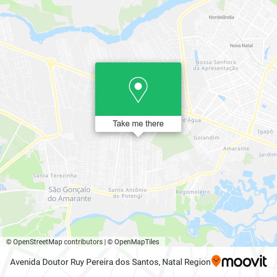 Avenida Doutor Ruy Pereira dos Santos map