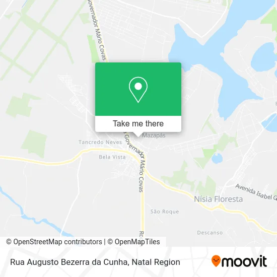 Rua Augusto Bezerra da Cunha map