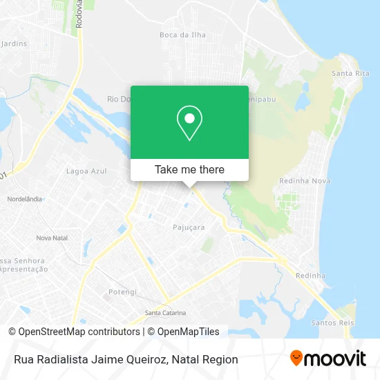 Rua Radialista Jaime Queiroz map