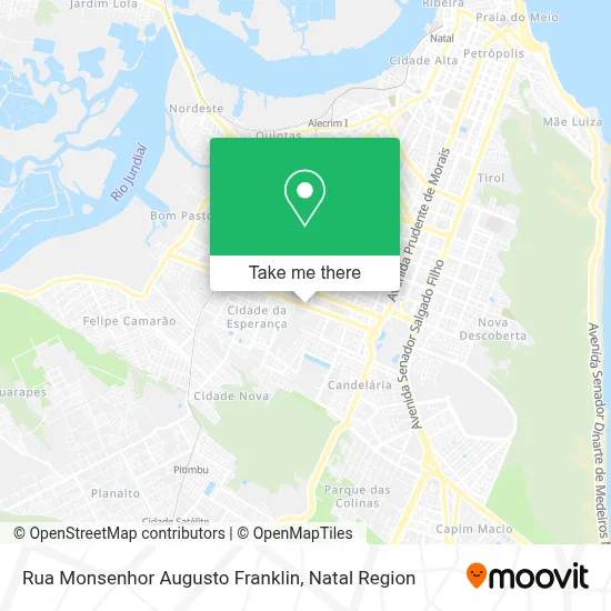 Rua Monsenhor Augusto Franklin map