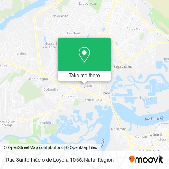 Rua Santo Inácio de Loyola 1056 map