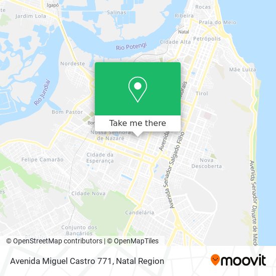 Avenida Miguel Castro 771 map