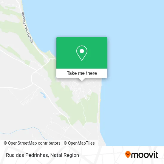 Rua das Pedrinhas map