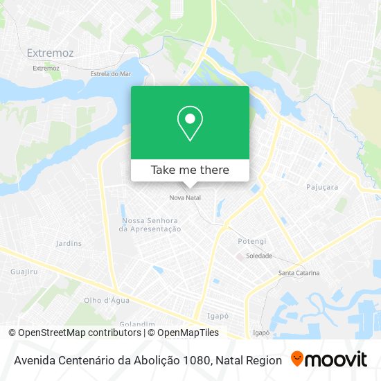Avenida Centenário da Abolição 1080 map
