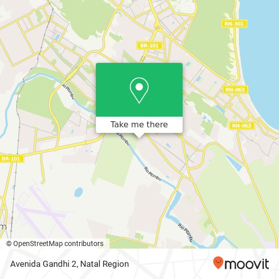 Avenida Gandhi 2 map