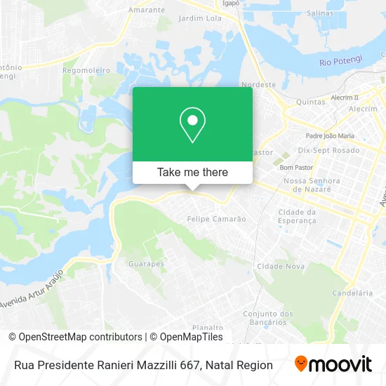 Rua Presidente Ranieri Mazzilli 667 map